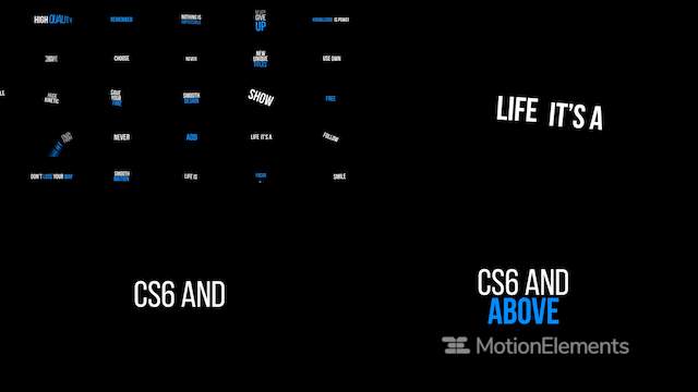 120 text animations for